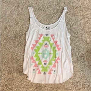 Billabong Aztec graphic tank top